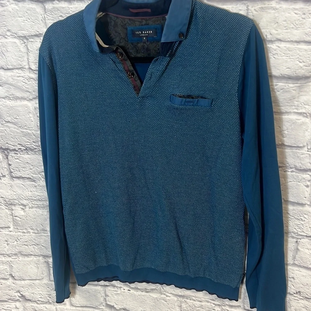 Ted Baker long sleeve polo | size 4